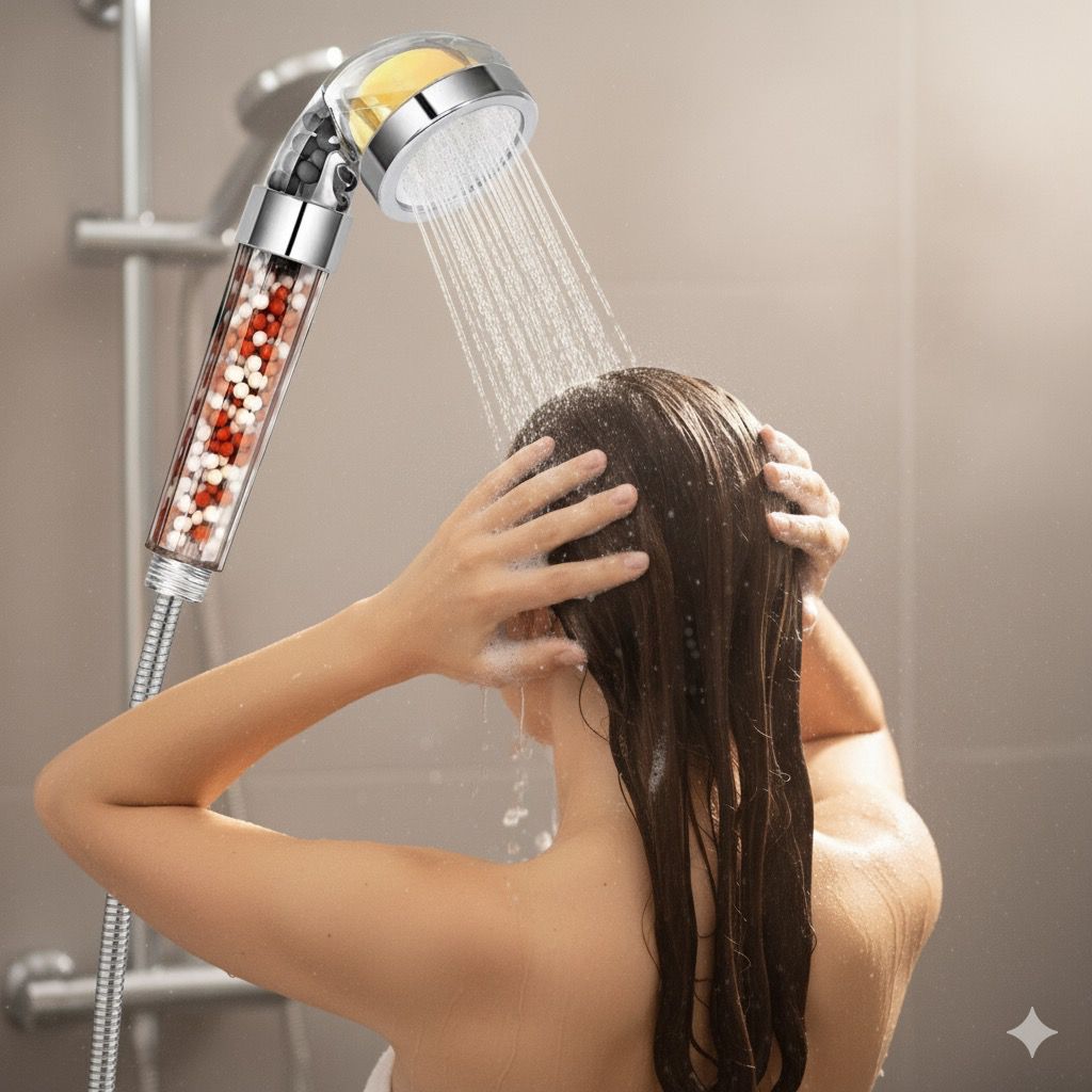 AquaPure-אקווה פיור ראש מקלחת עשיר בוויטמינים